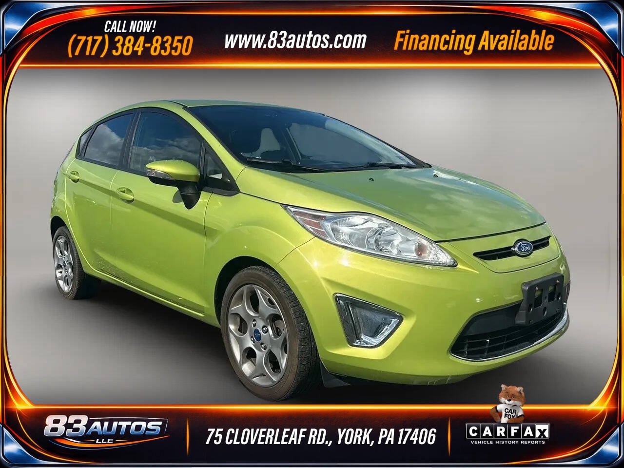 Used 2012 Ford Fiesta SES