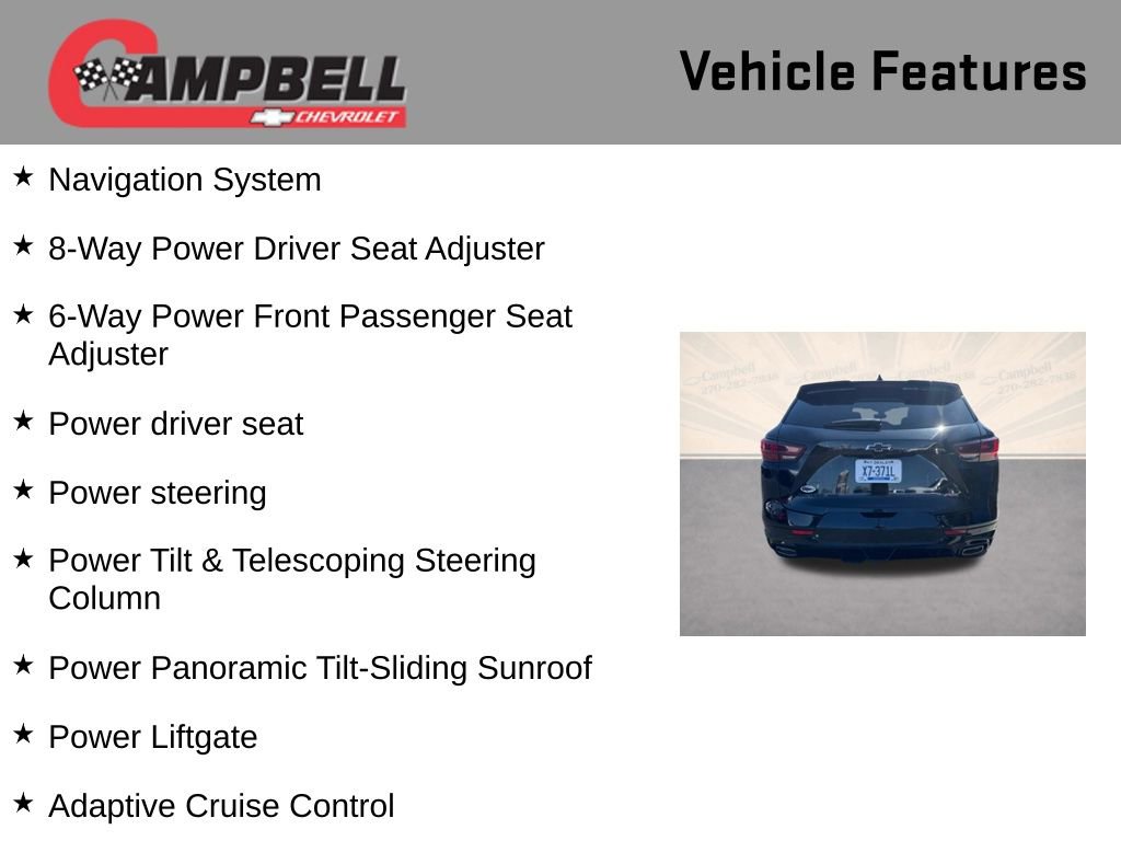 Used 2024 Chevrolet Blazer RS w/ Driver Confidence II Package image 16