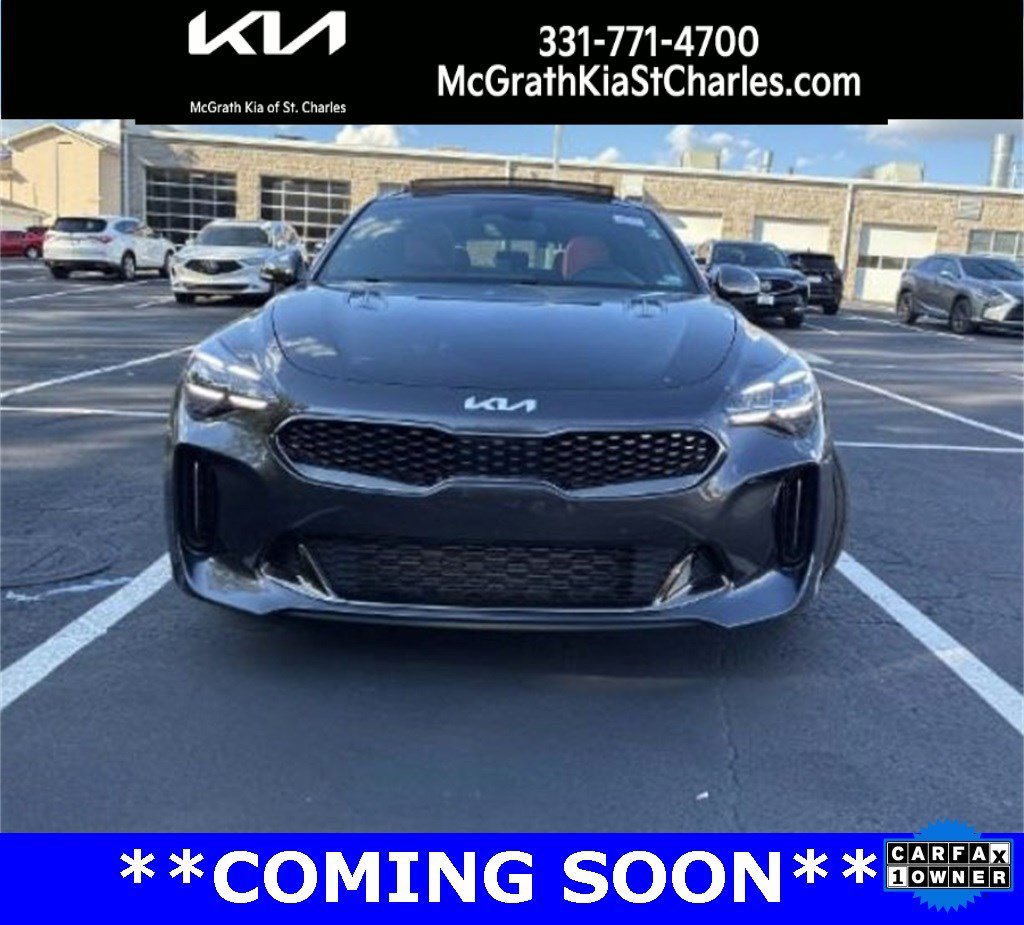 Certified 2022 Kia Stinger GT1 w/ Red Interior Color Package