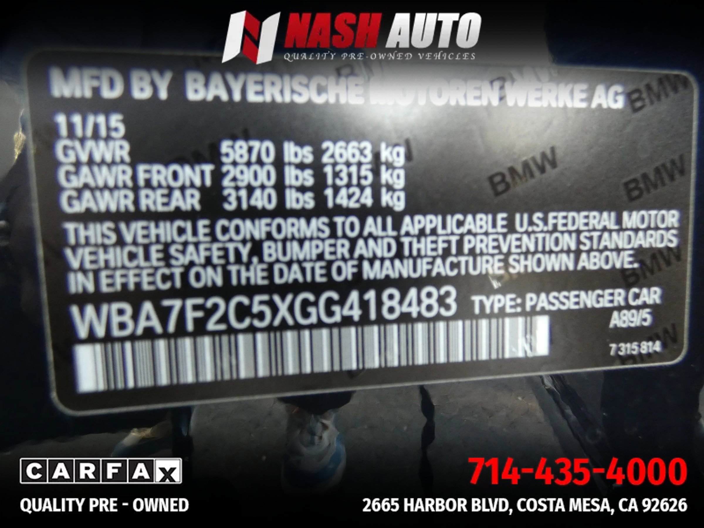 Used 2016 BMW 750i xDrive image 96