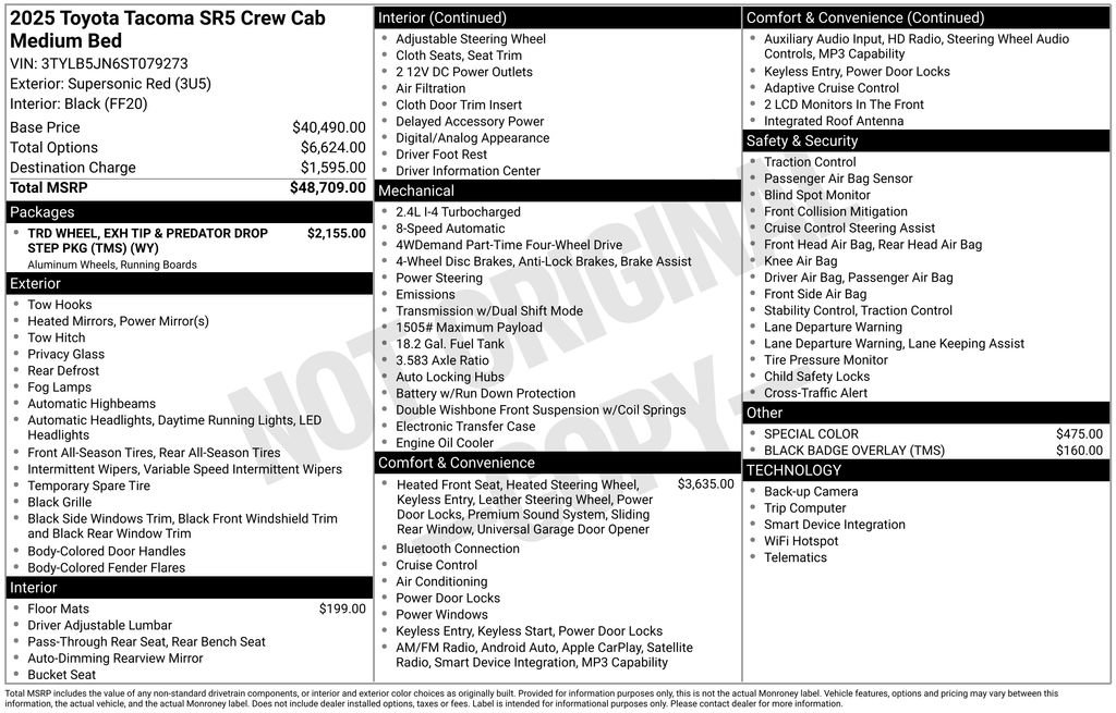 Used 2025 Toyota Tacoma SR5 image 31