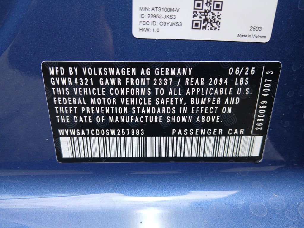 New 2025 Volkswagen GTI SE image 30