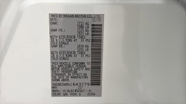 Used 2020 Nissan Pathfinder S FWD image 30