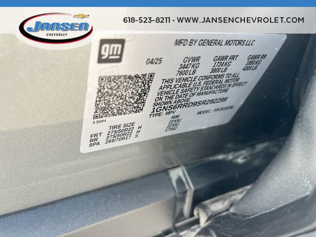 Used 2025 Chevrolet Tahoe RST w/ Comfort Package image 34