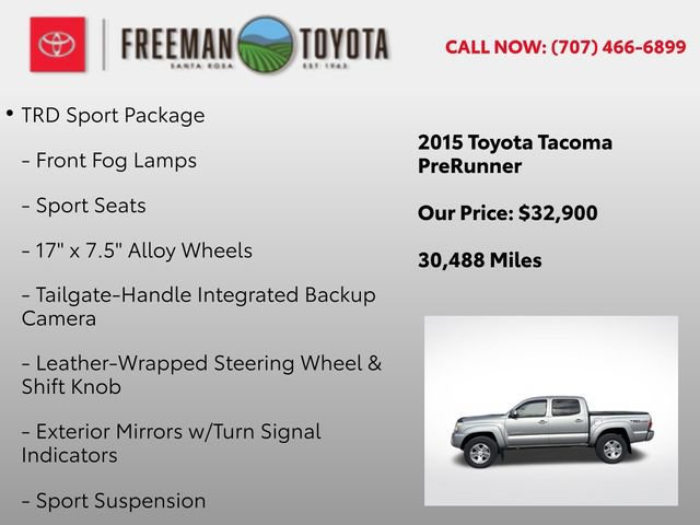 Used 2015 Toyota Tacoma PreRunner w/ TRD Sport Package RWD image 9