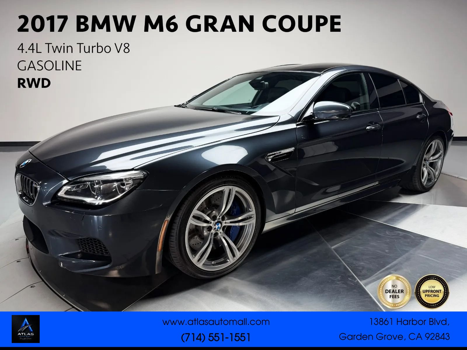 Used 2017 BMW M6 Gran Coupe RWD image 1