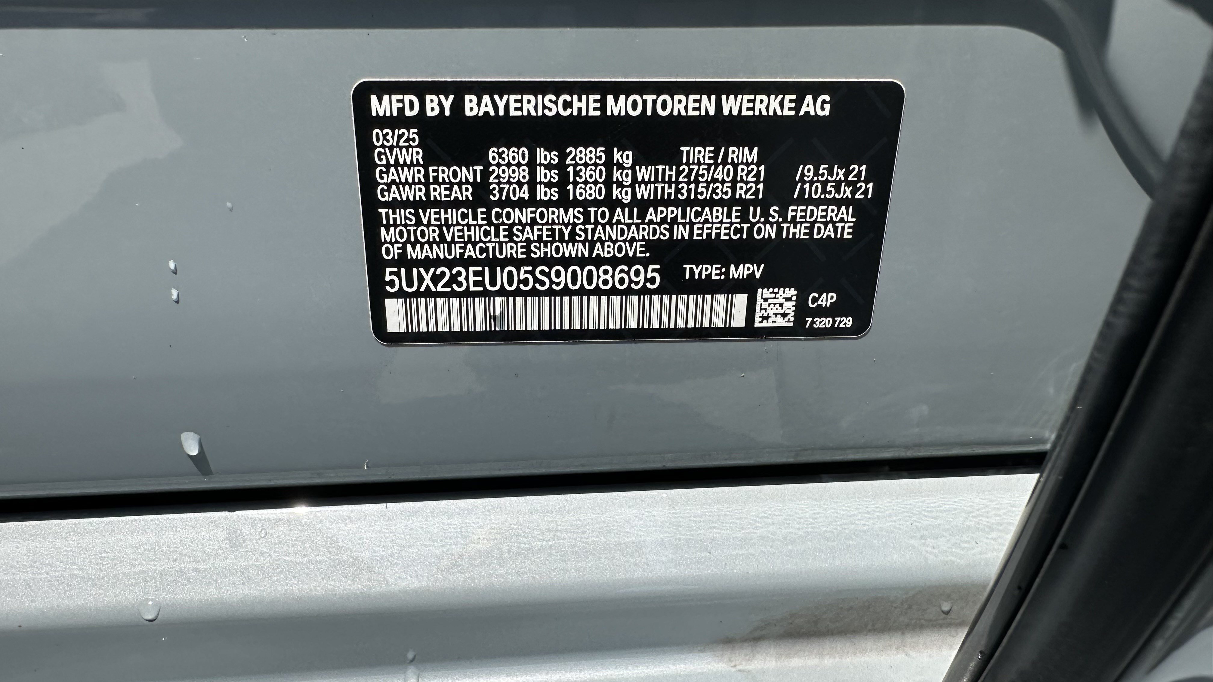 Certified 2025 BMW X5 xDrive40i w/ M Sport Package AWD/4WD image 34