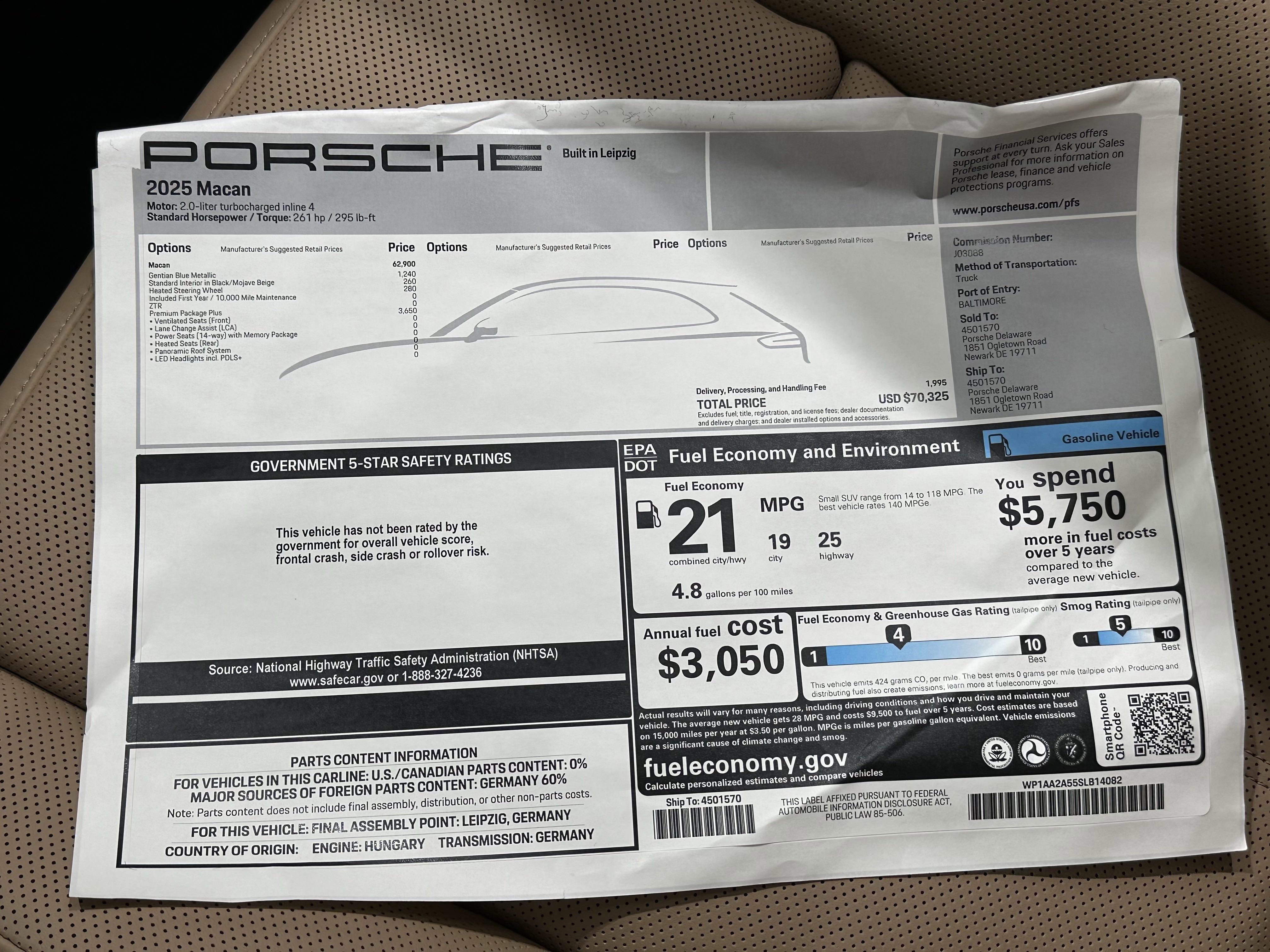 Certified 2025 Porsche Macan image 53