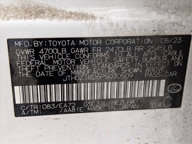 Used 2023 Lexus IS 350 F Sport w/ Navigation Package RWD image 17