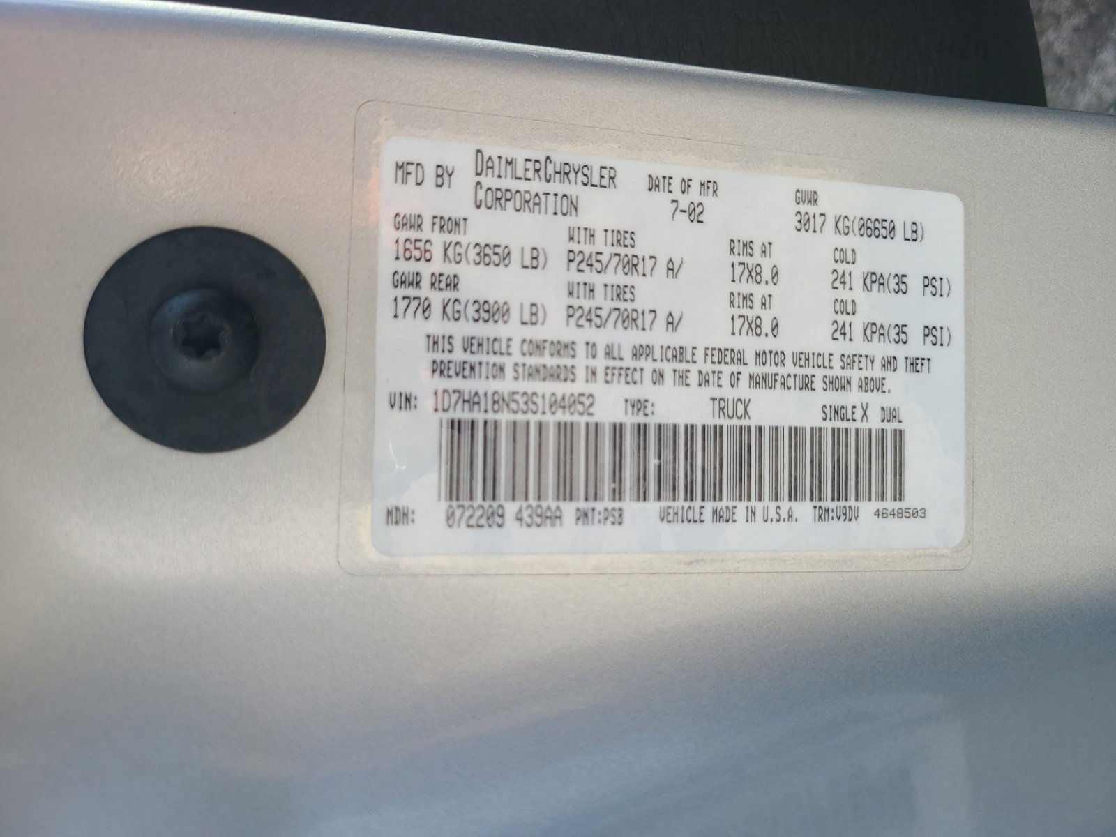 Used 2003 Dodge Ram 1500 Truck SLT image 23