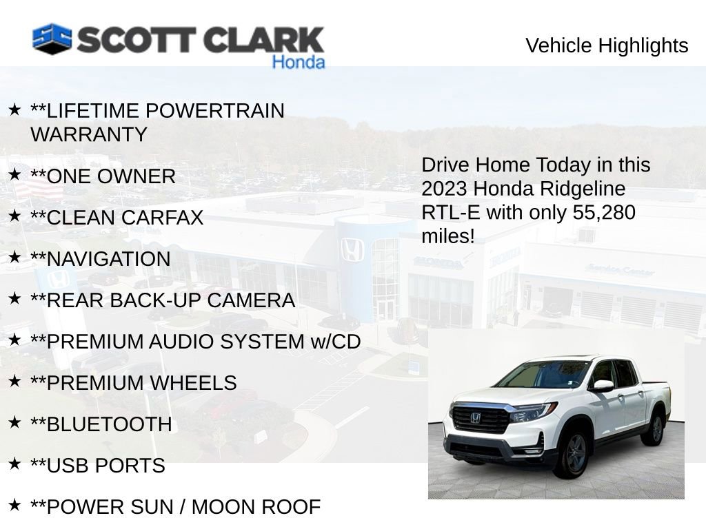 Used 2023 Honda Ridgeline RTL-E image 11