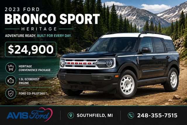 Used 2023 Ford Bronco Sport Heritage w/ Heritage Convenience Package AWD/4WD image 1