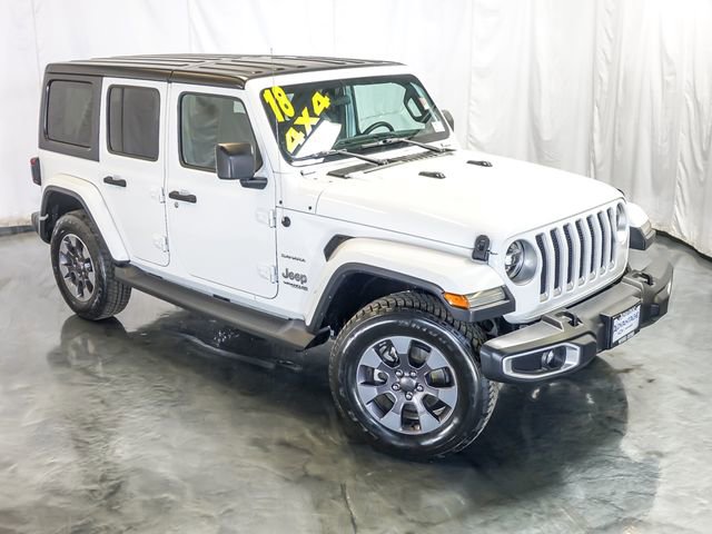 Used 2018 Jeep Wrangler Unlimited Sahara w/ LED Lighting Group AWD/4WD image 6