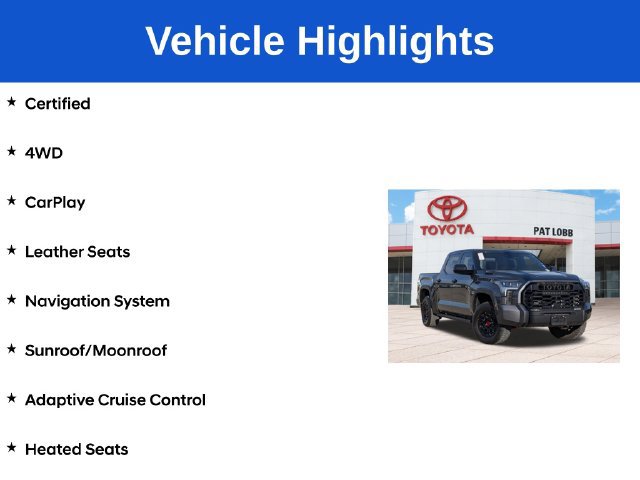 Certified 2025 Toyota Tundra TRD Pro AWD/4WD image 5