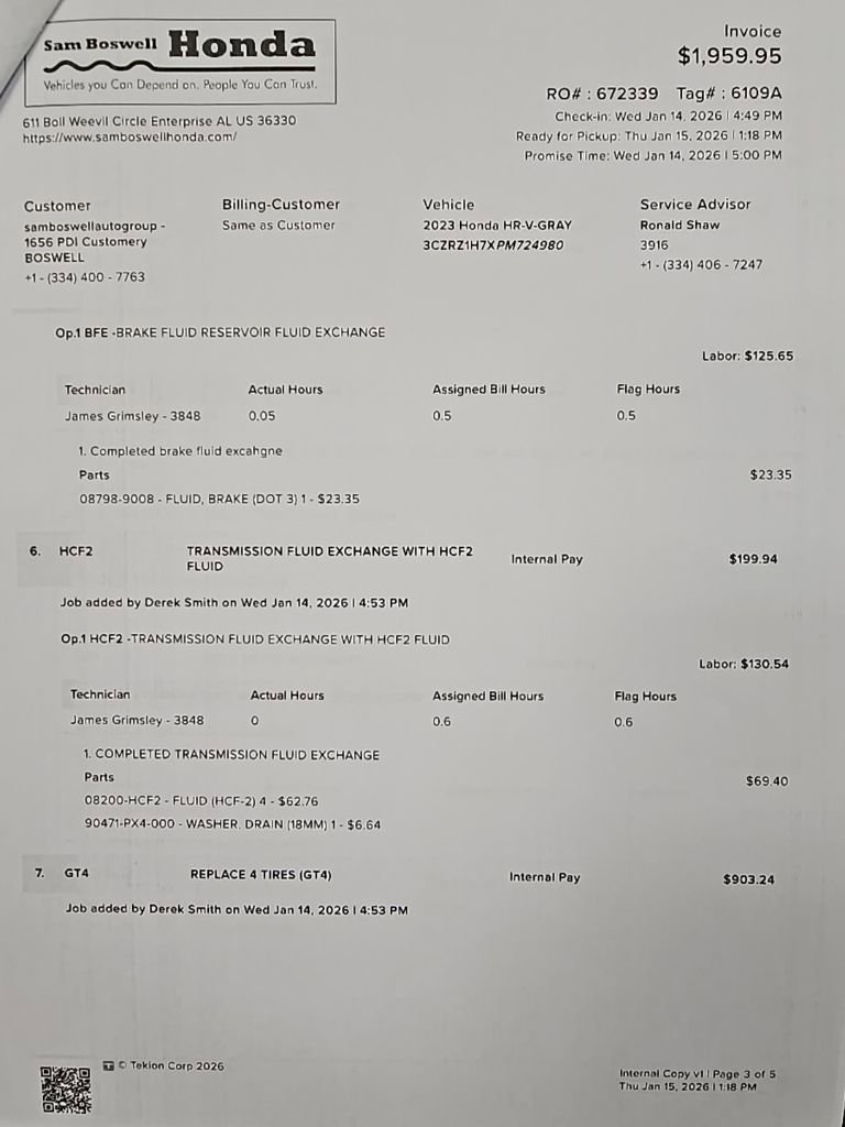 Used 2023 Honda HR-V EX-L image 50