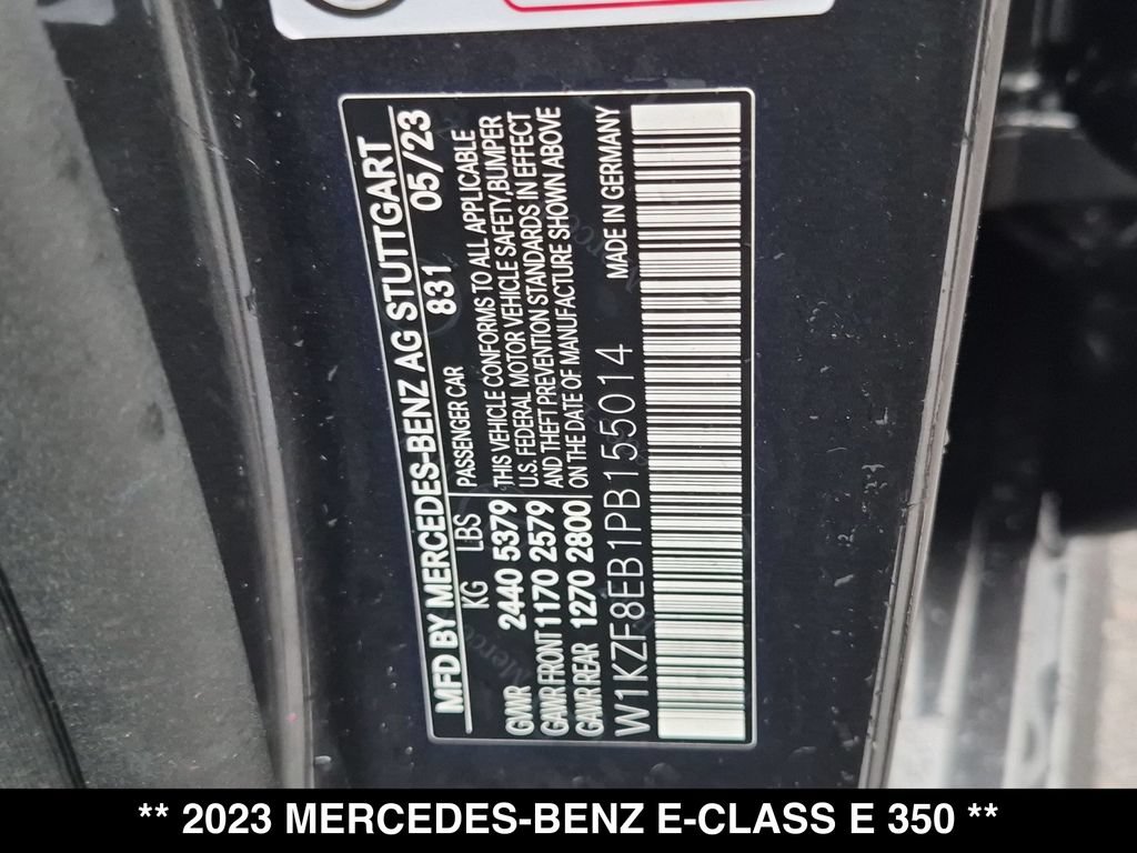 Certified 2023 Mercedes-Benz E 350 4MATIC Sedan image 30