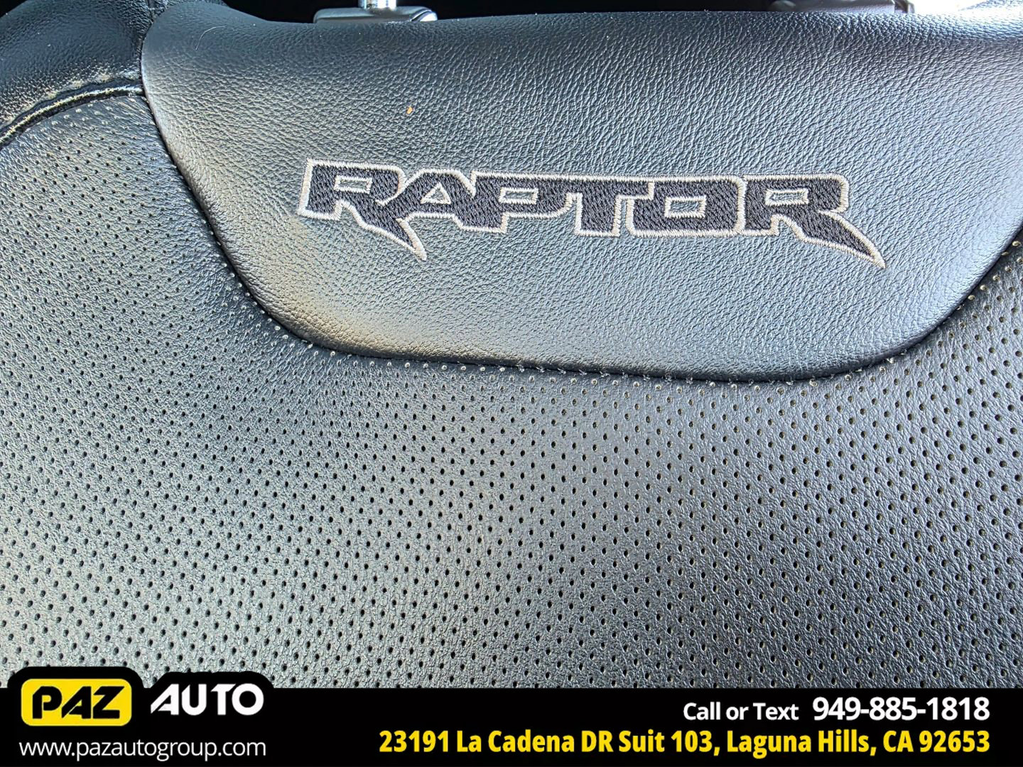 Used 2020 Ford F150 Raptor w/ Equipment Group 802A Luxury image 47