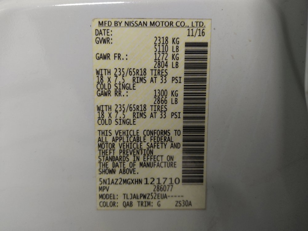 Used 2017 Nissan Murano S image 33