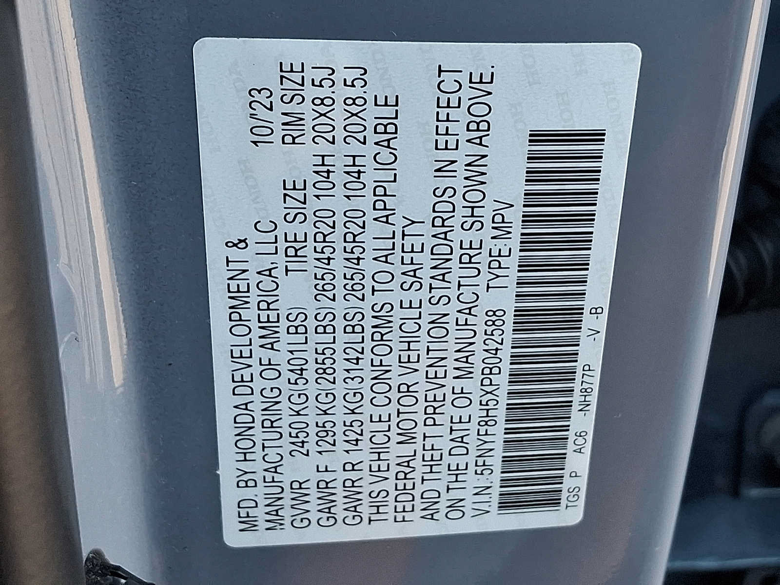 Used 2023 Honda Passport EX-L image 28