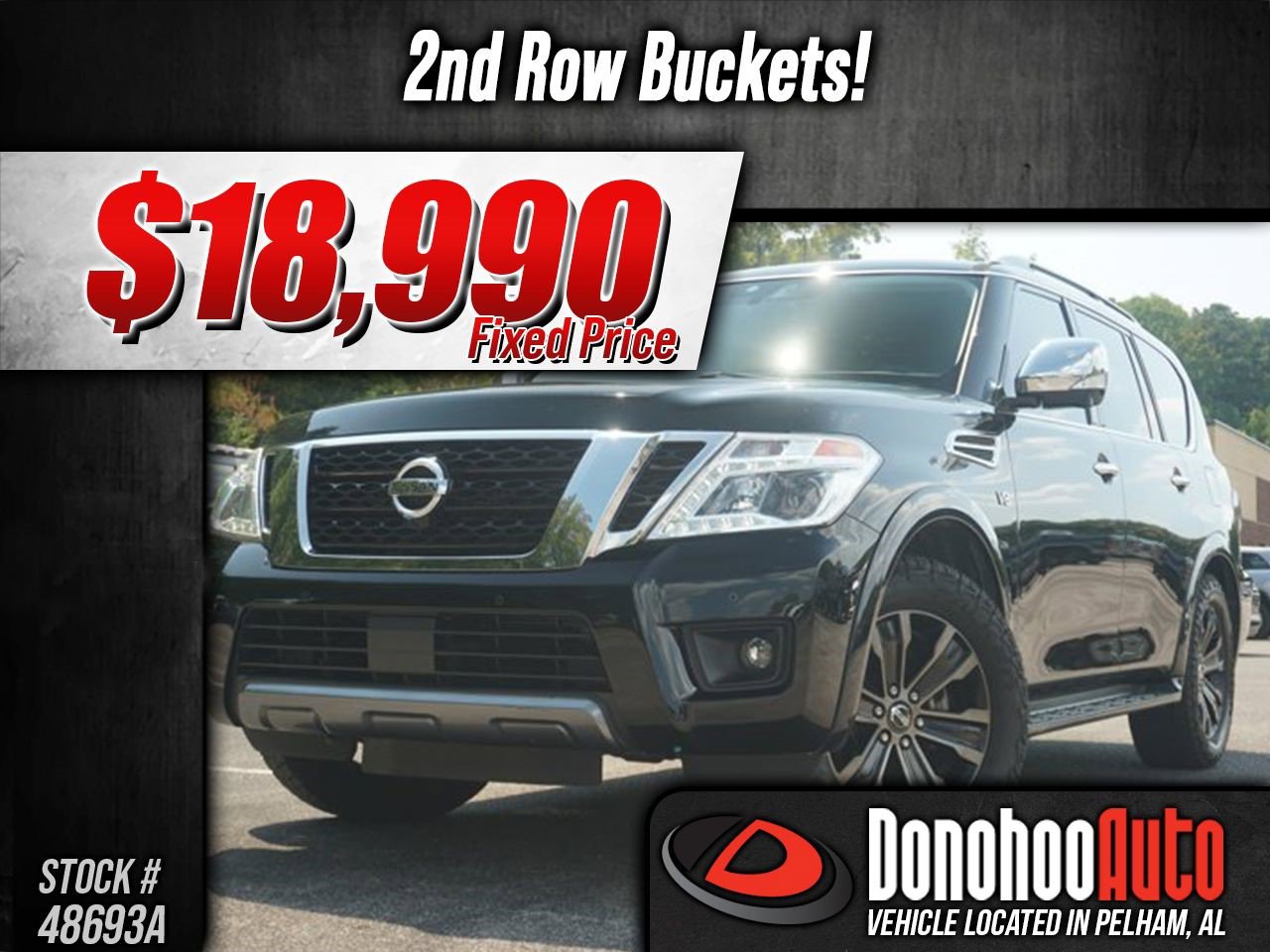 Used 2019 Nissan Armada Platinum w/ Captain's Chairs Package