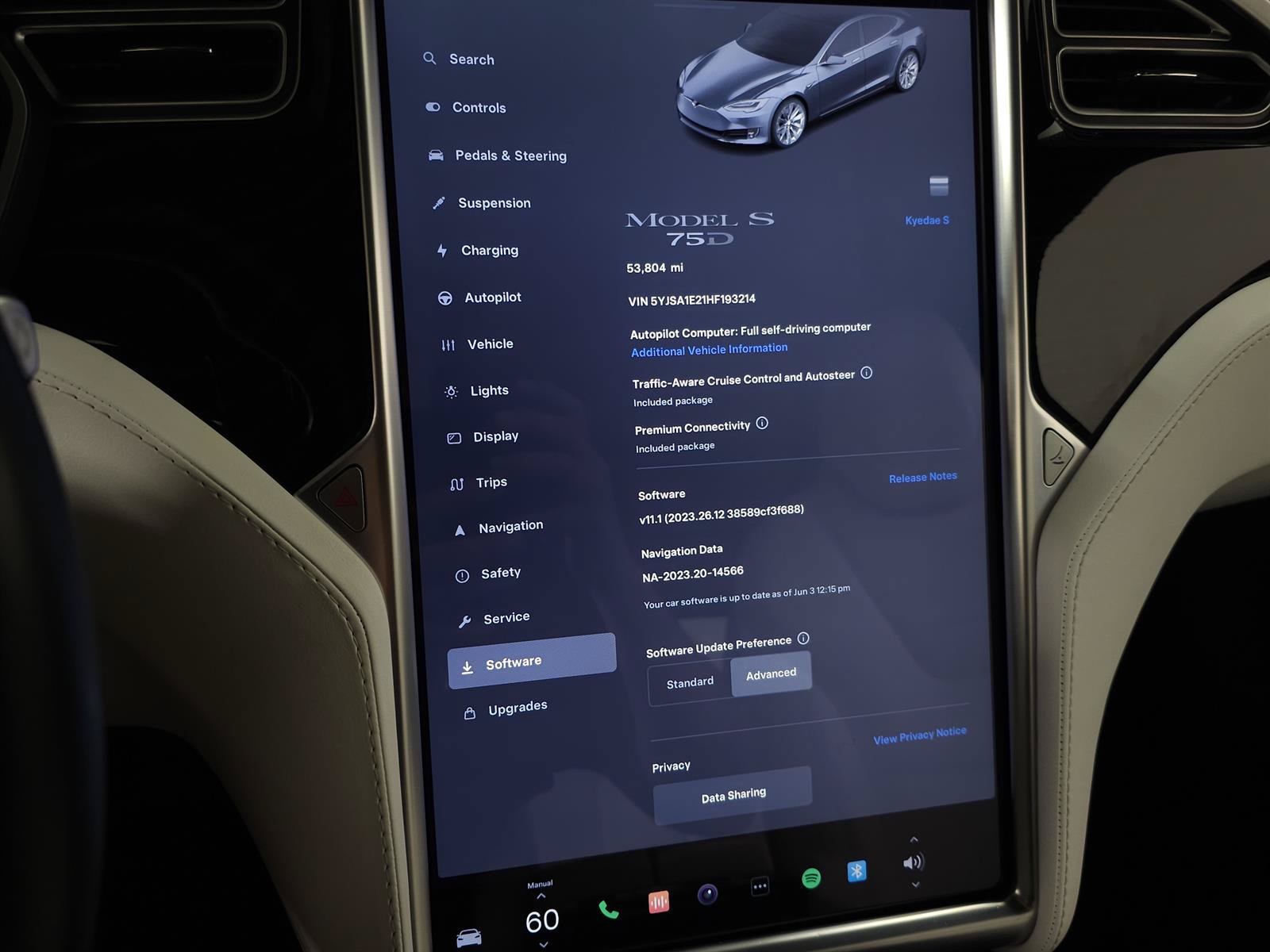 Used 2017 Tesla Model S 75D AWD/4WD image 27