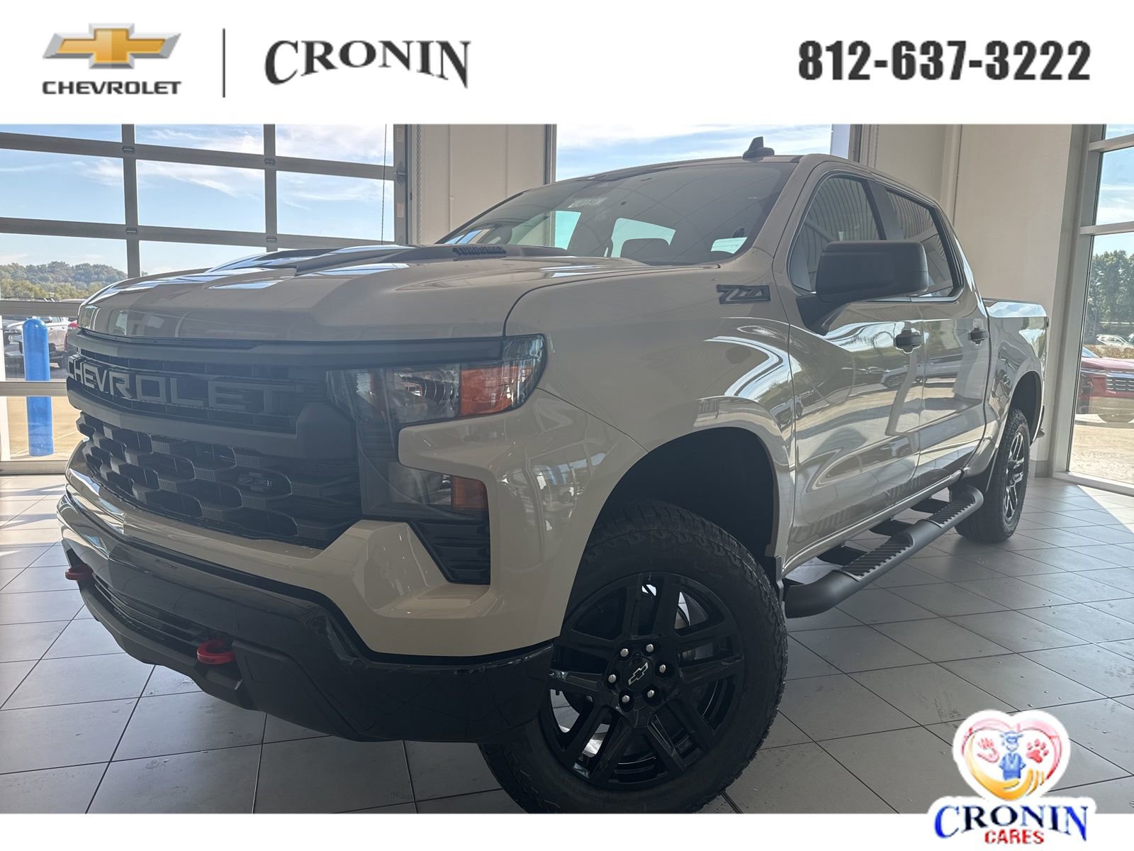 New 2026 Chevrolet Silverado 1500 Custom Trail Boss w/ LPO, Dark Essentials Package