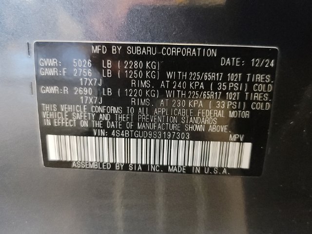 Used 2025 Subaru Outback Wilderness AWD/4WD image 38