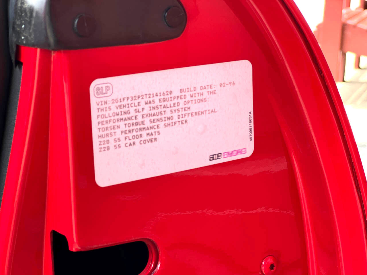 Used 1996 Chevrolet Camaro Z28 image 31