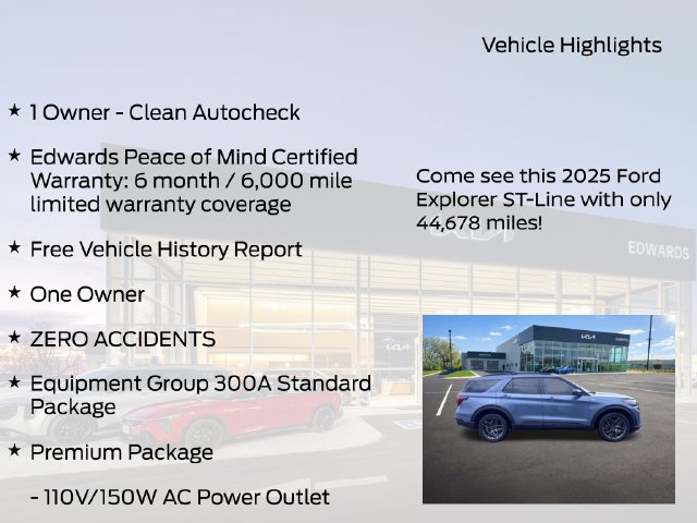 Used 2025 Ford Explorer ST-Line w/ Premium Package AWD/4WD image 11