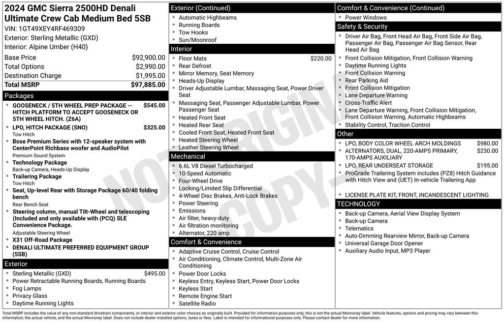 Used 2024 GMC Sierra 2500 Denali Ultimate image 27