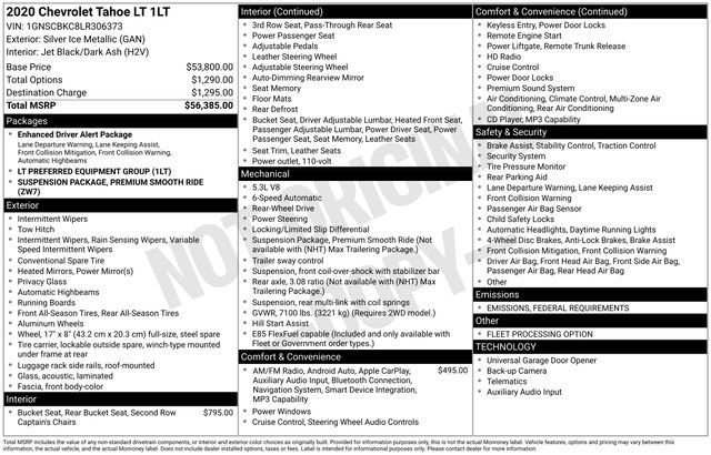 Used 2020 Chevrolet Tahoe LT image 15