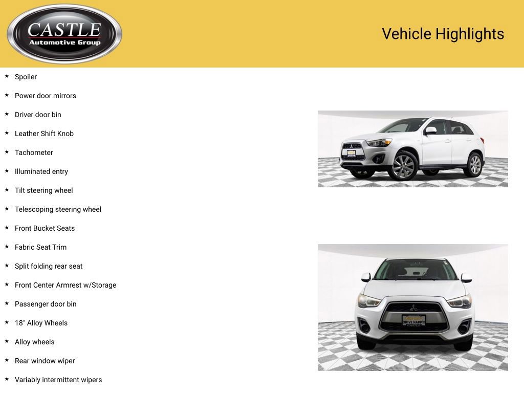 Used 2014 Mitsubishi Outlander Sport ES image 7