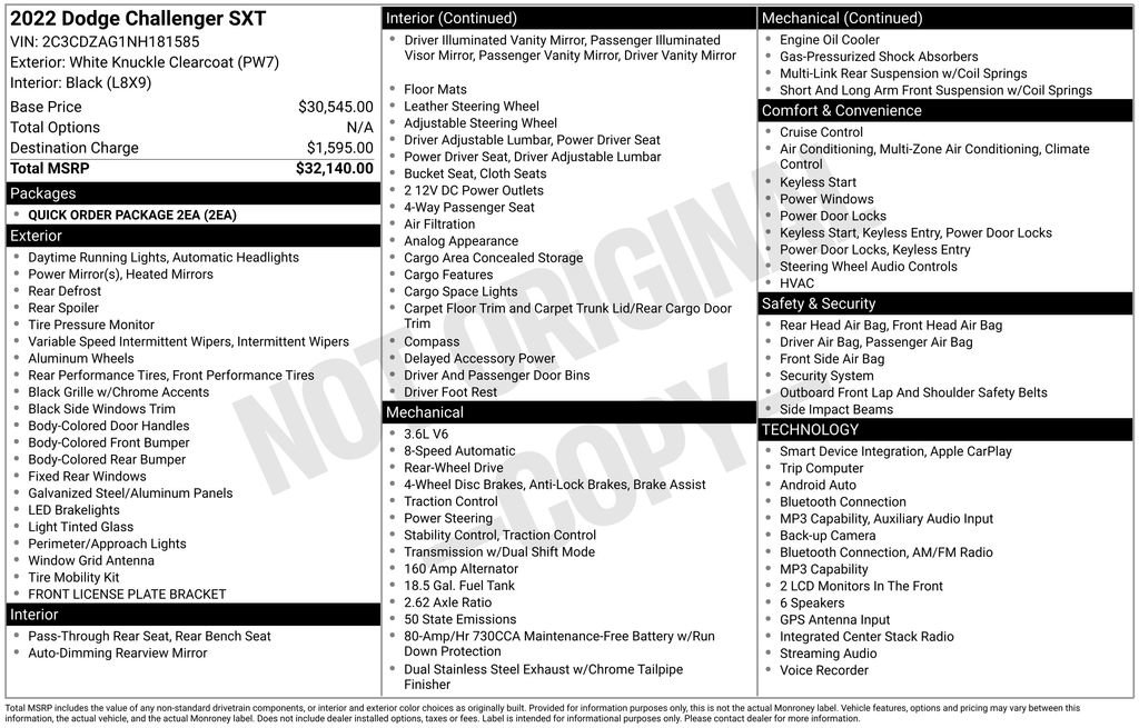Used 2022 Dodge Challenger SXT image 17