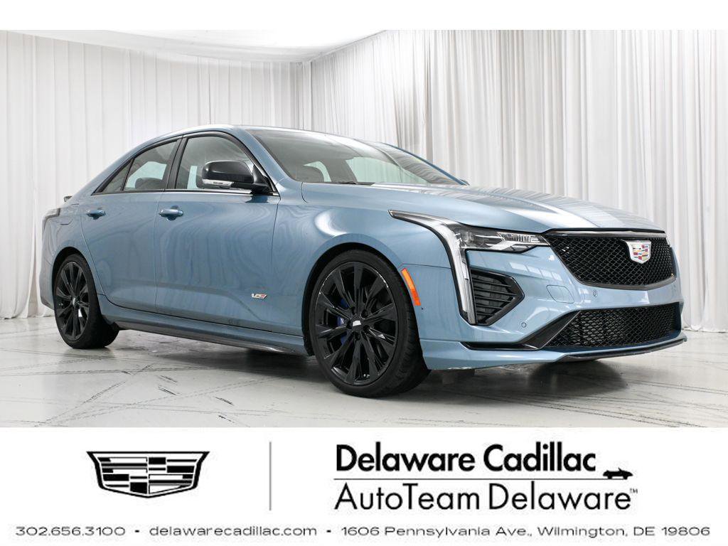 Certified 2023 Cadillac CT4 V w/ LPO, ONYX Package video 1