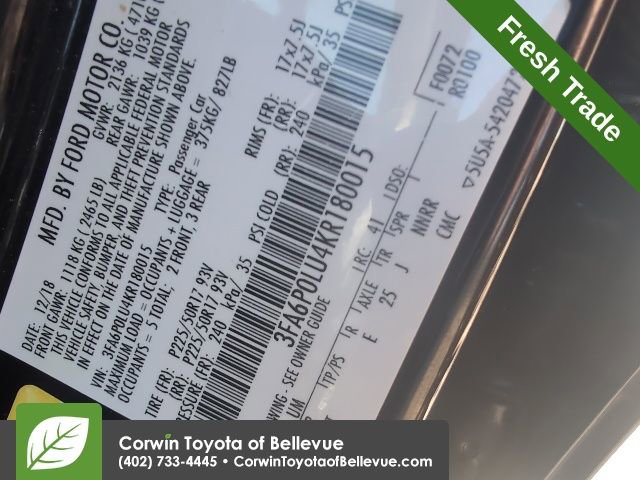 Used 2019 Ford Fusion SE image 19