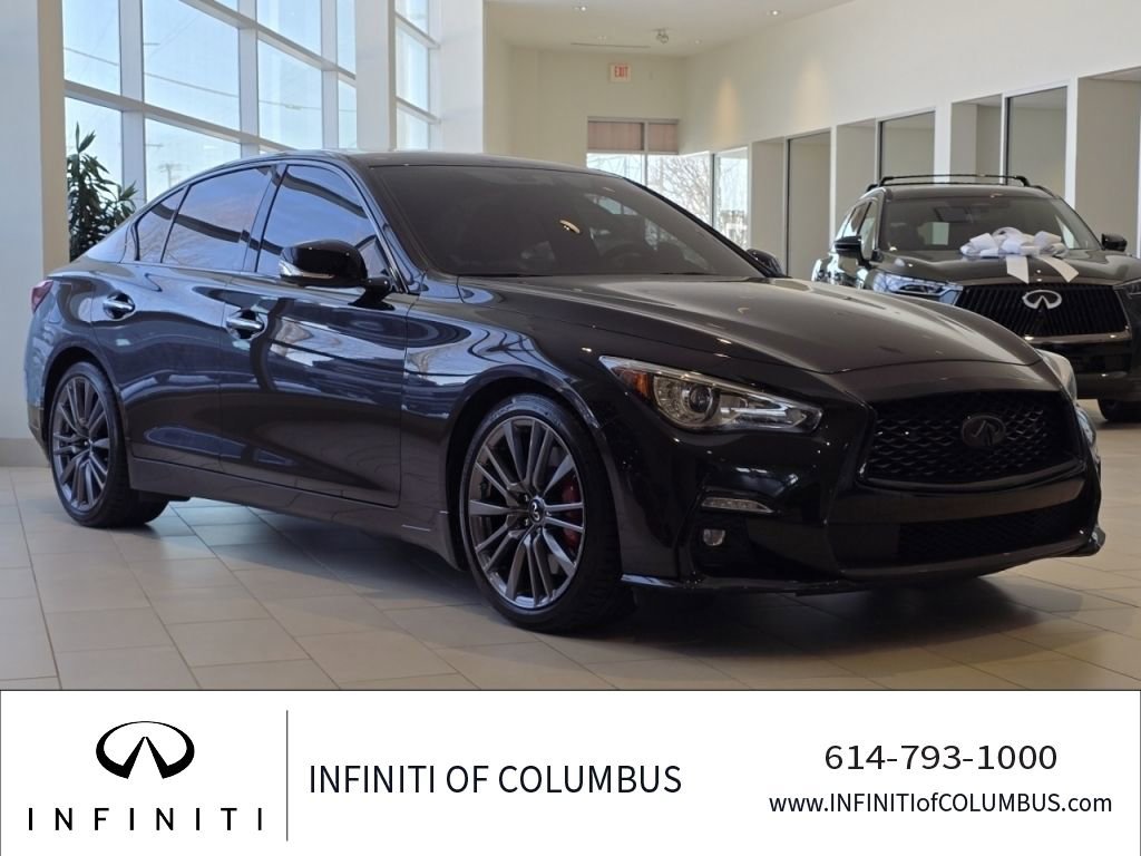 Used 2023 INFINITI Q50 Red Sport 400 w/ Black Opal Edition