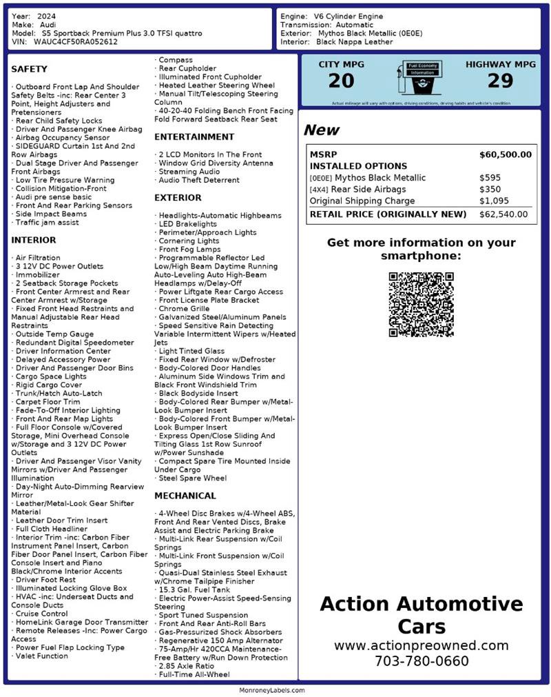 Used 2024 Audi S5 Premium Plus w/ Premium Plus Package image 2