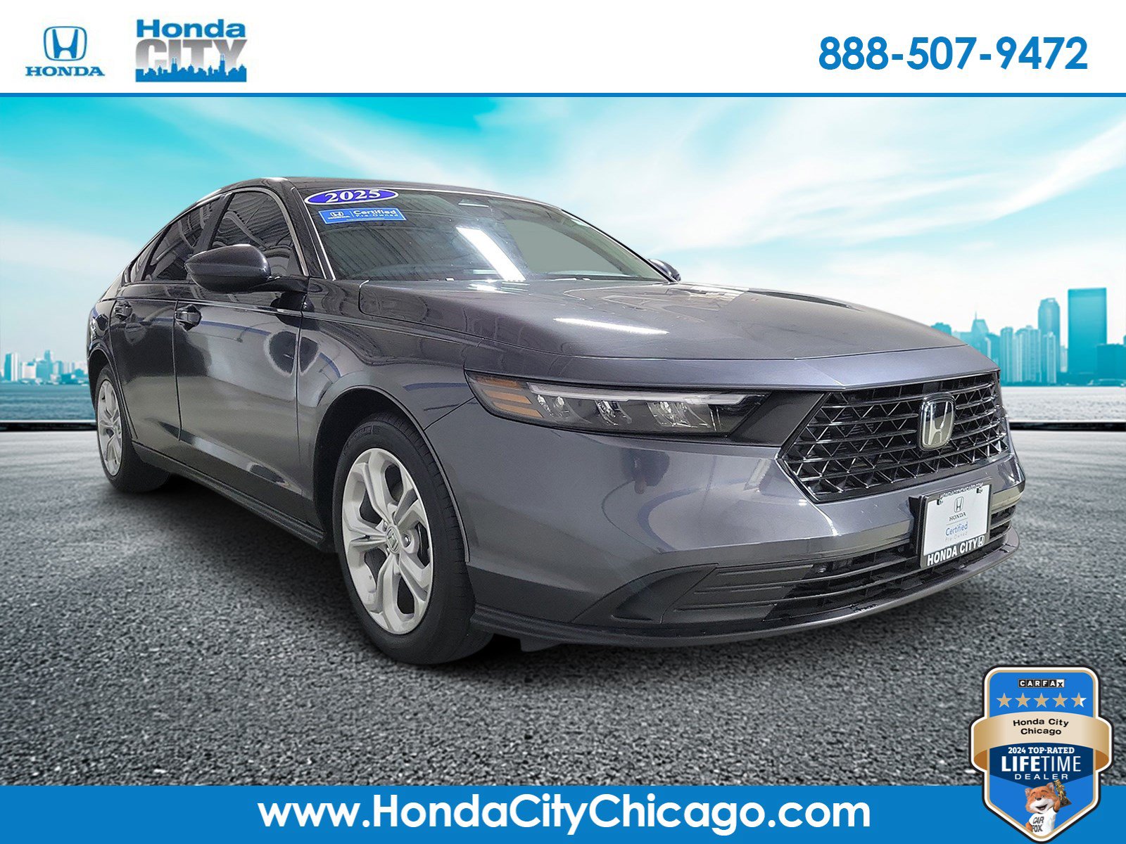 Certified 2025 Honda Accord LX image 1