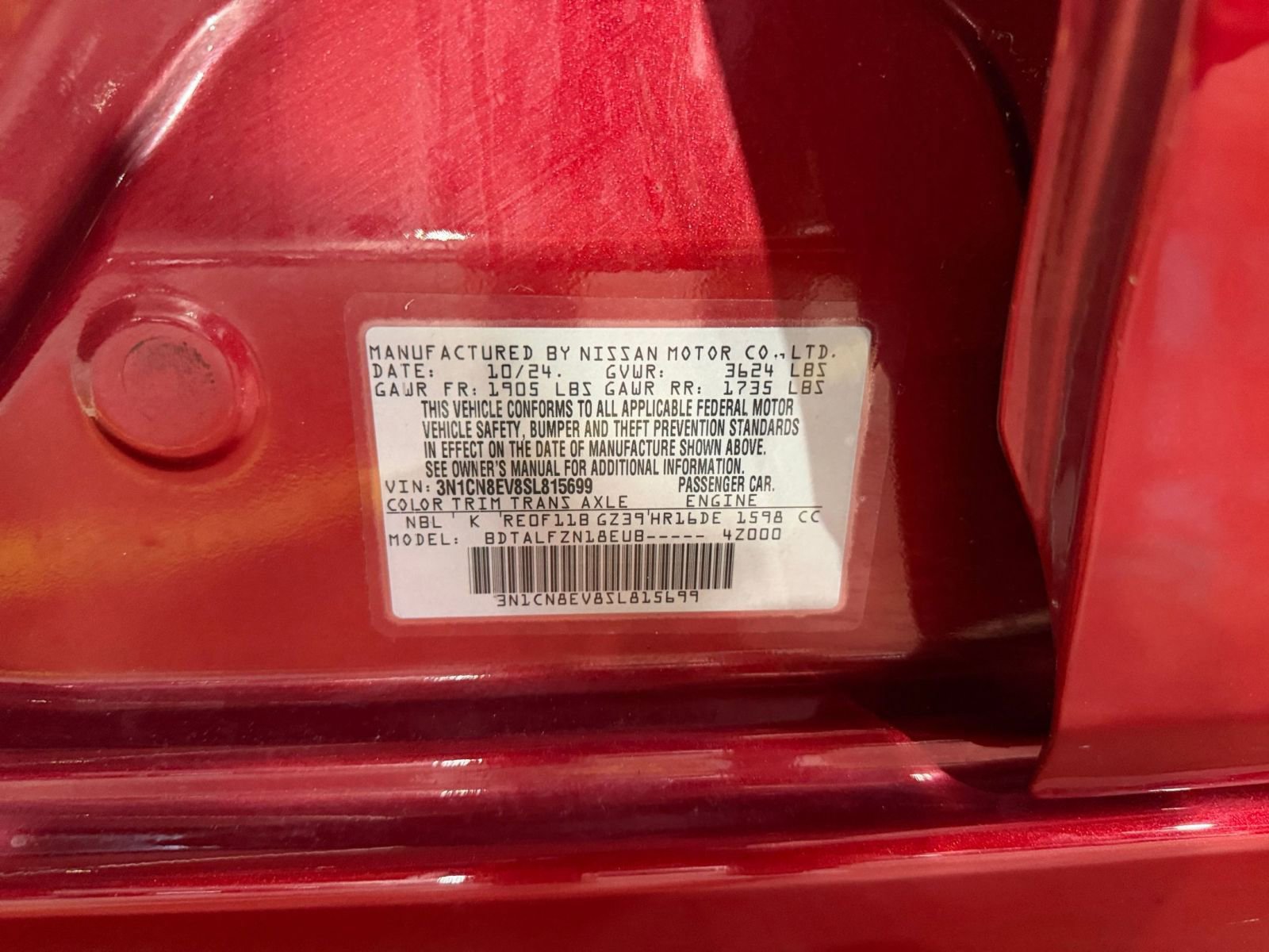 Used 2025 Nissan Versa SV FWD image 23