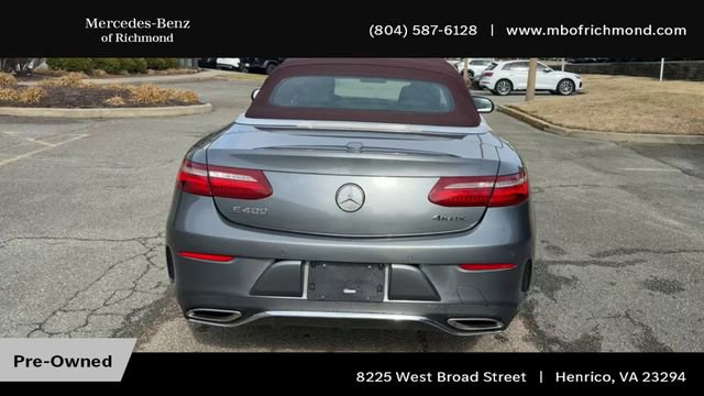 Used 2018 Mercedes-Benz E 400 4MATIC Cabriolet image 9