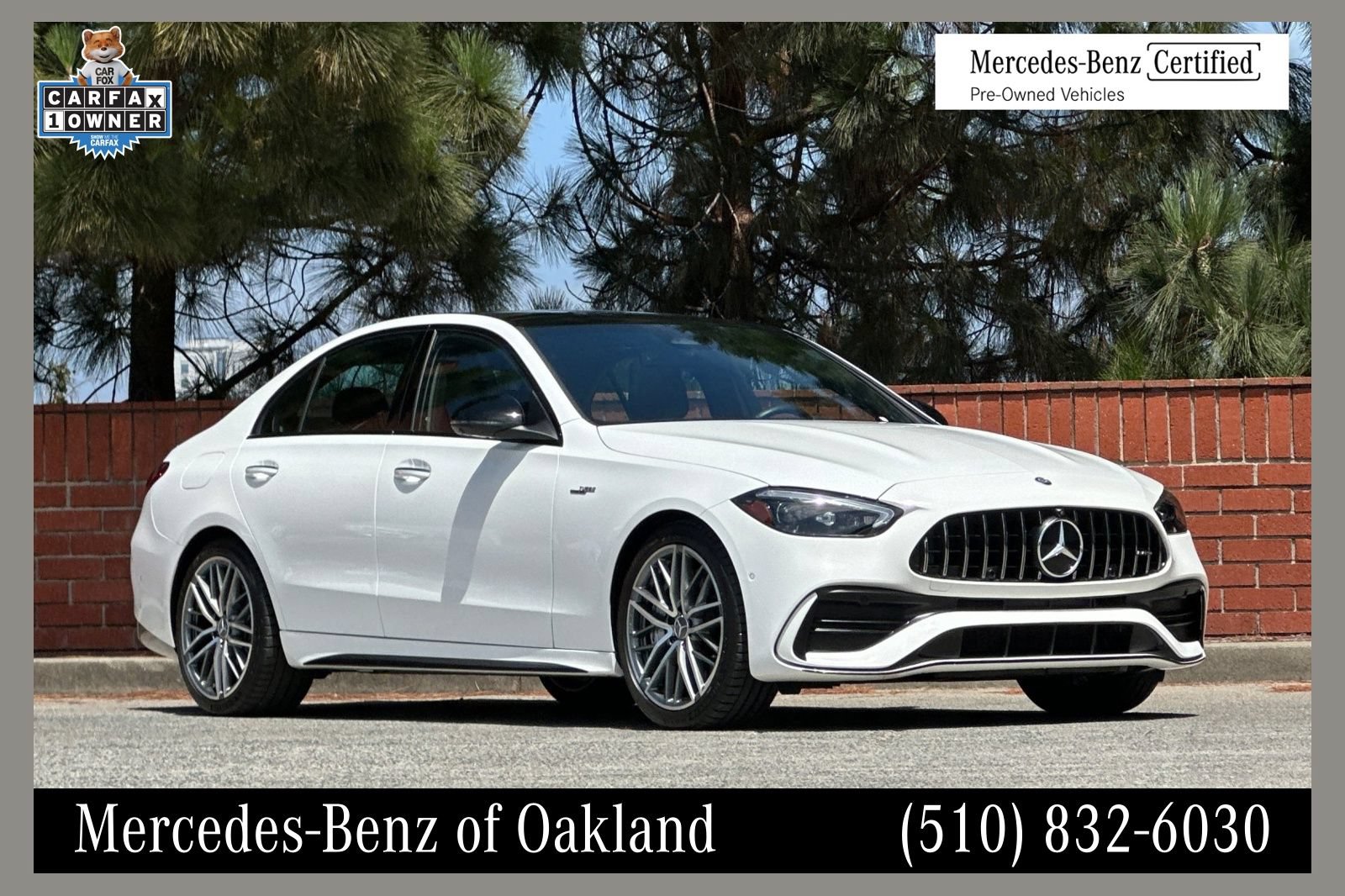 Certified 2025 Mercedes-Benz C 43 AMG 4MATIC Sedan