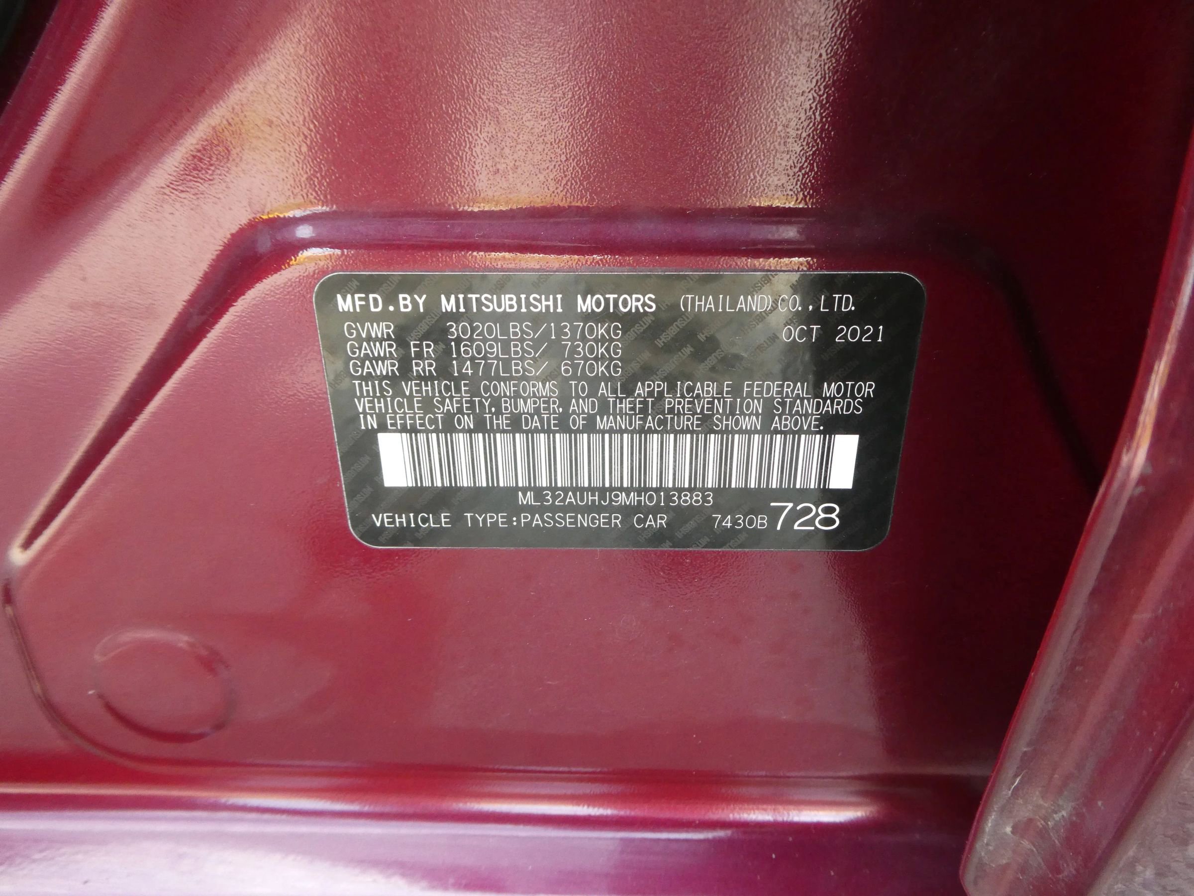 Used 2021 Mitsubishi Mirage ES image 10