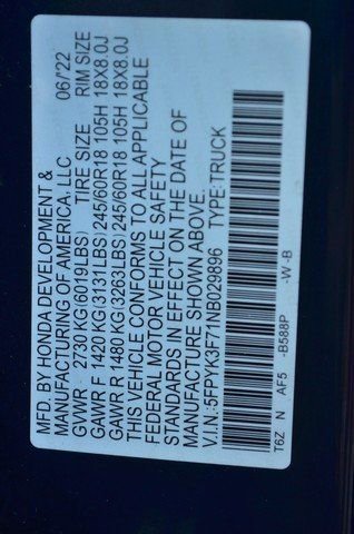 Used 2022 Honda Ridgeline RTL-E image 16