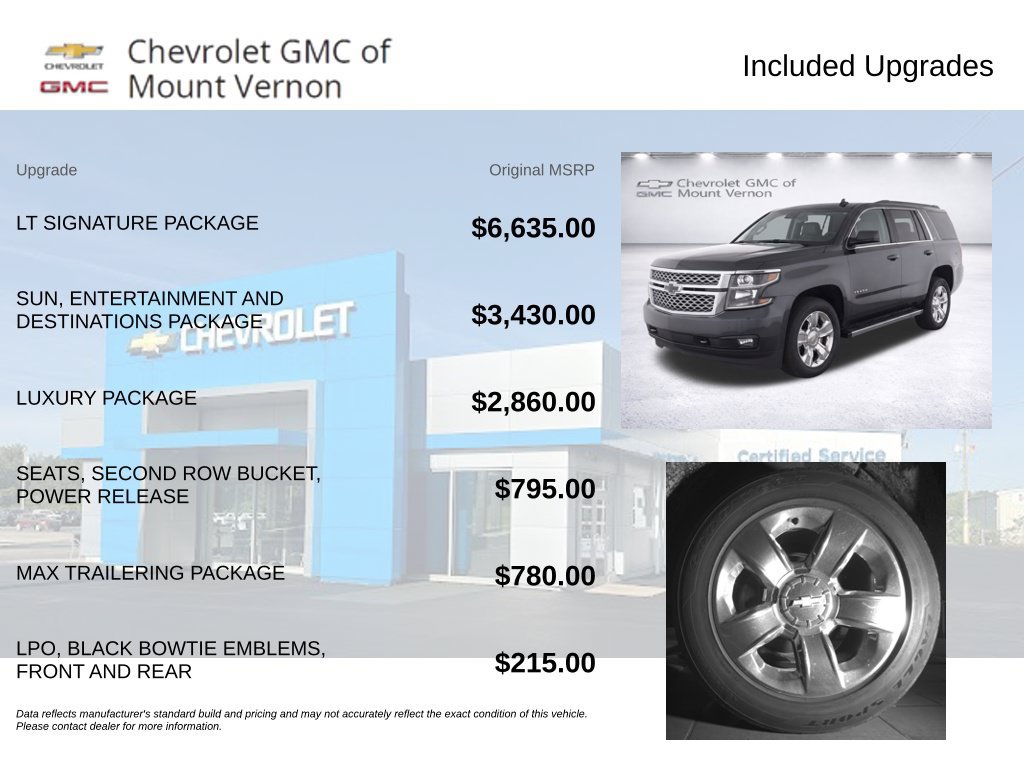 Used 2019 Chevrolet Tahoe LT w/ LT Signature Package AWD/4WD image 6