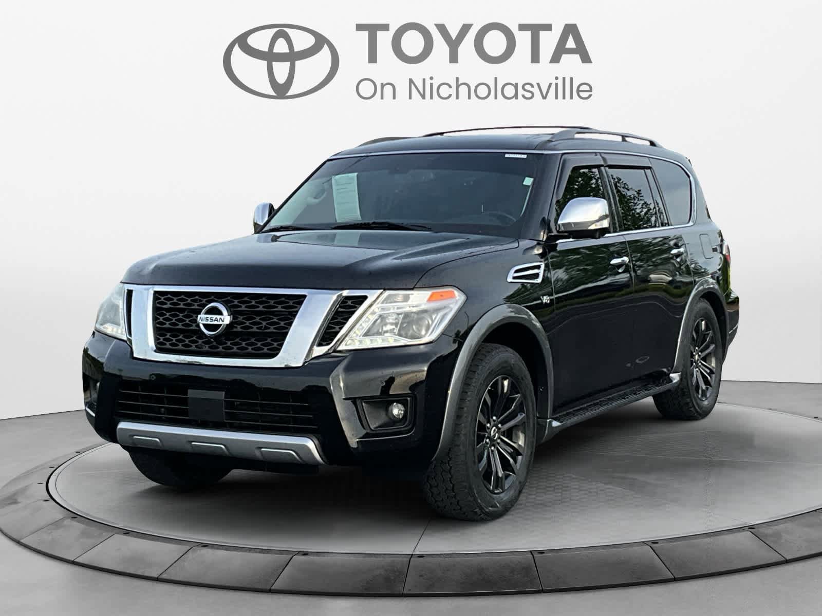 Used 2017 Nissan Armada Platinum w/ Captain Seat Package AWD/4WD video 1