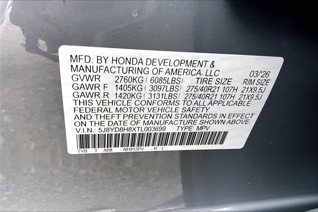 New 2026 Acura MDX Type S w/ Advance Package AWD/4WD image 22