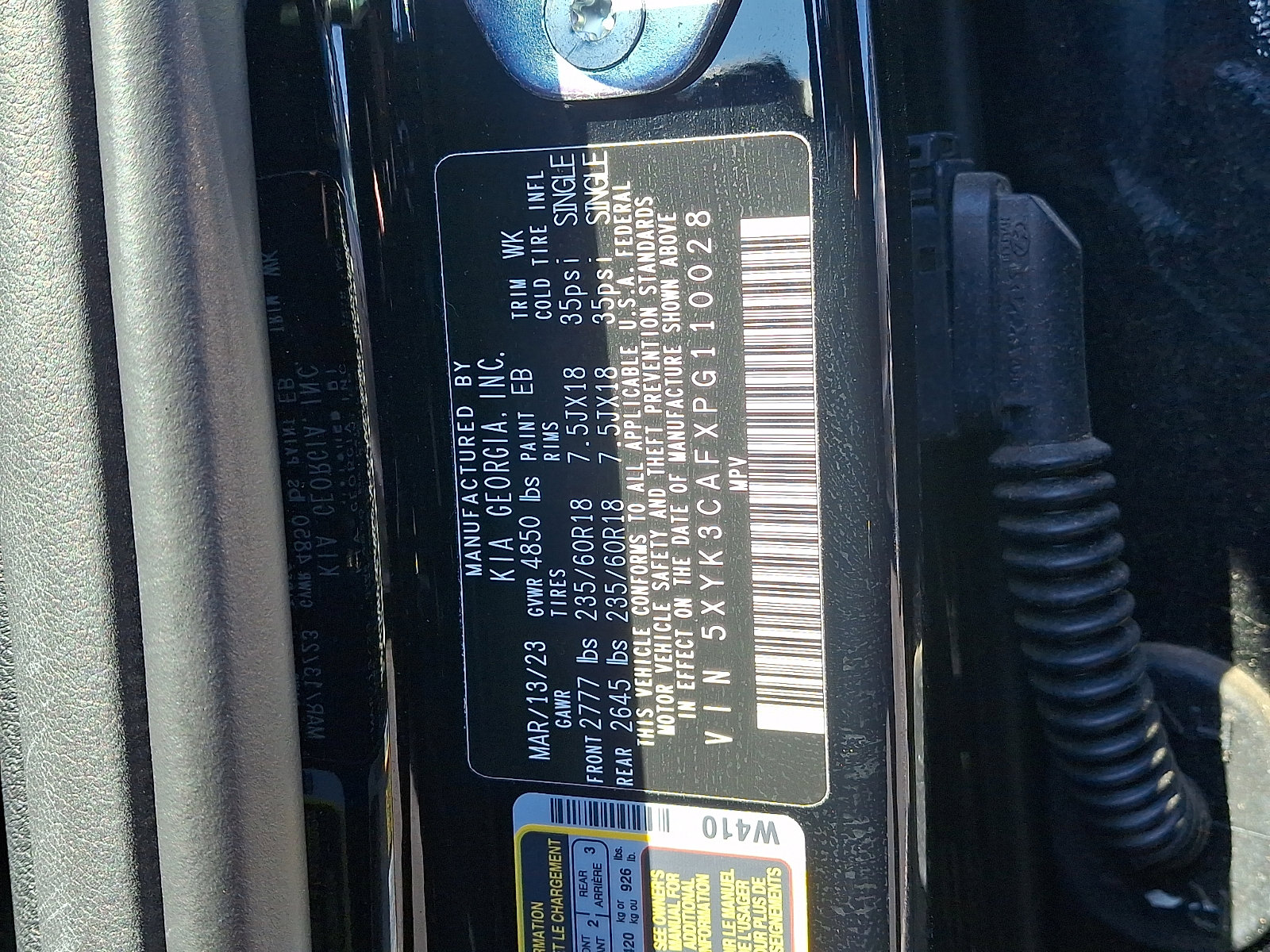 Certified 2023 Kia Sportage EX image 20