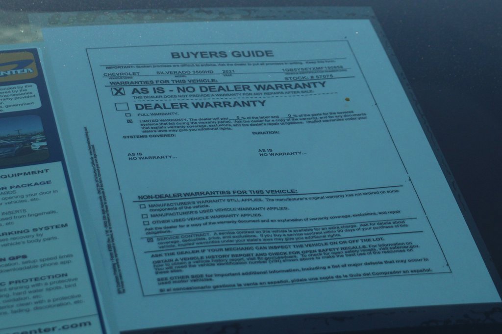 Used 2021 Chevrolet Silverado 3500 W/T w/ WT Convenience Package image 50