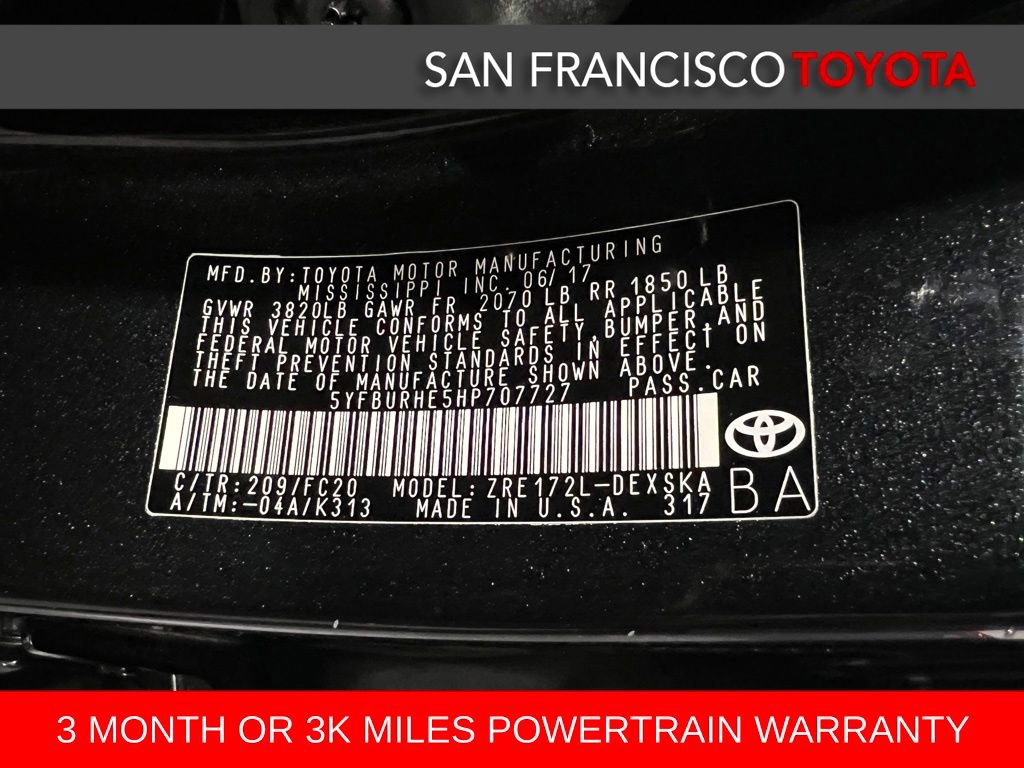 Used 2017 Toyota Corolla SE w/ SE Premium Package FWD image 39