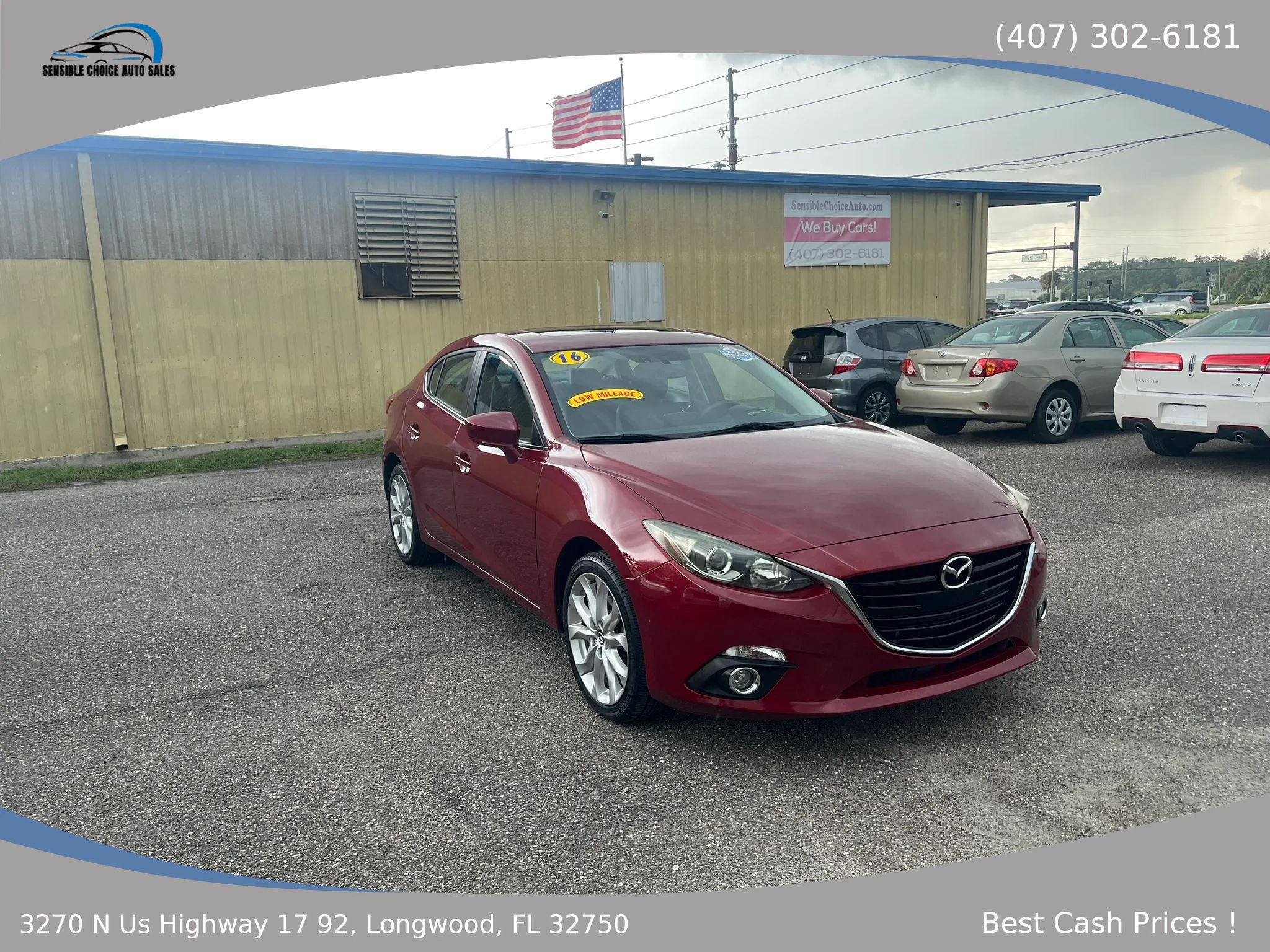 Used 2016 MAZDA MAZDA3 s Touring